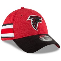 Men's Atlanta Falcons New Era Red/Black 2018 NFL Sideline Home Official 39THIRTY Flex Hat 3058204